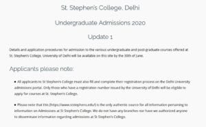 admission 2020