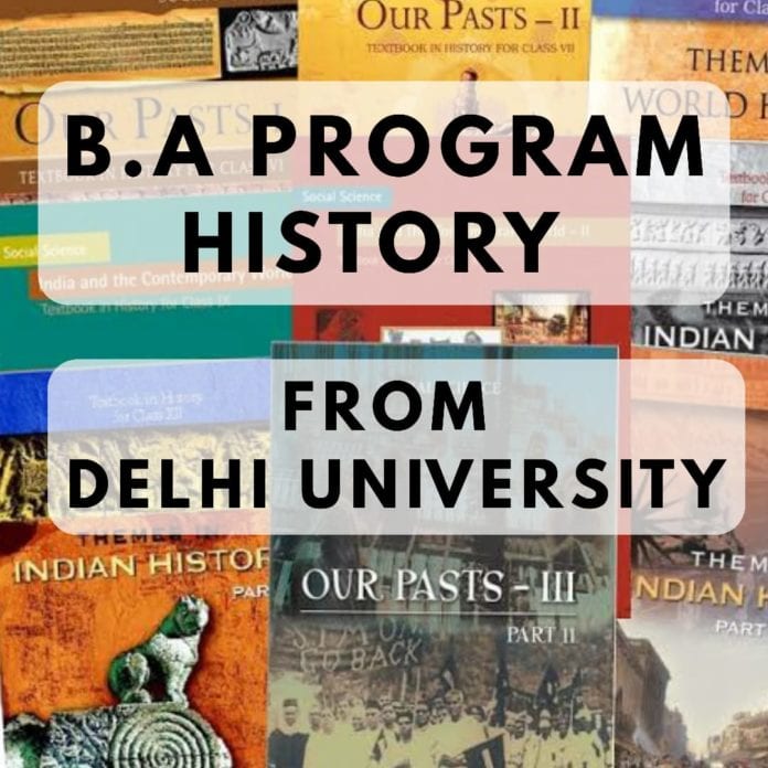 BA PROGRAM HISTORY FROM DELHI UNIVERSITY