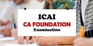 CA Foundation exams 2021