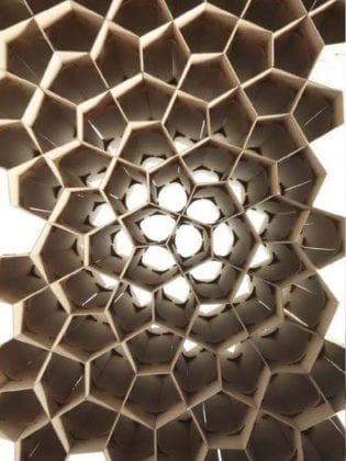 honeycomb strongest parametric ilek dezeen   