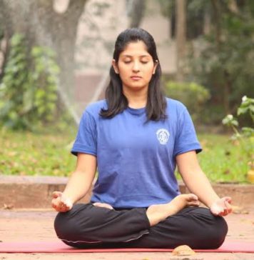 Delhi University yoga week
